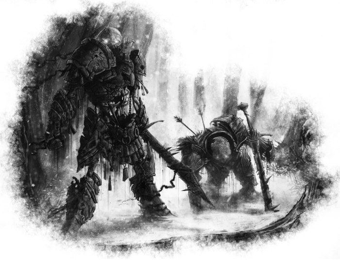 Reanimating the dead is simply one of the reason why magick-users are hunted by the Ironbound. Artwork by Jack Holliday. 